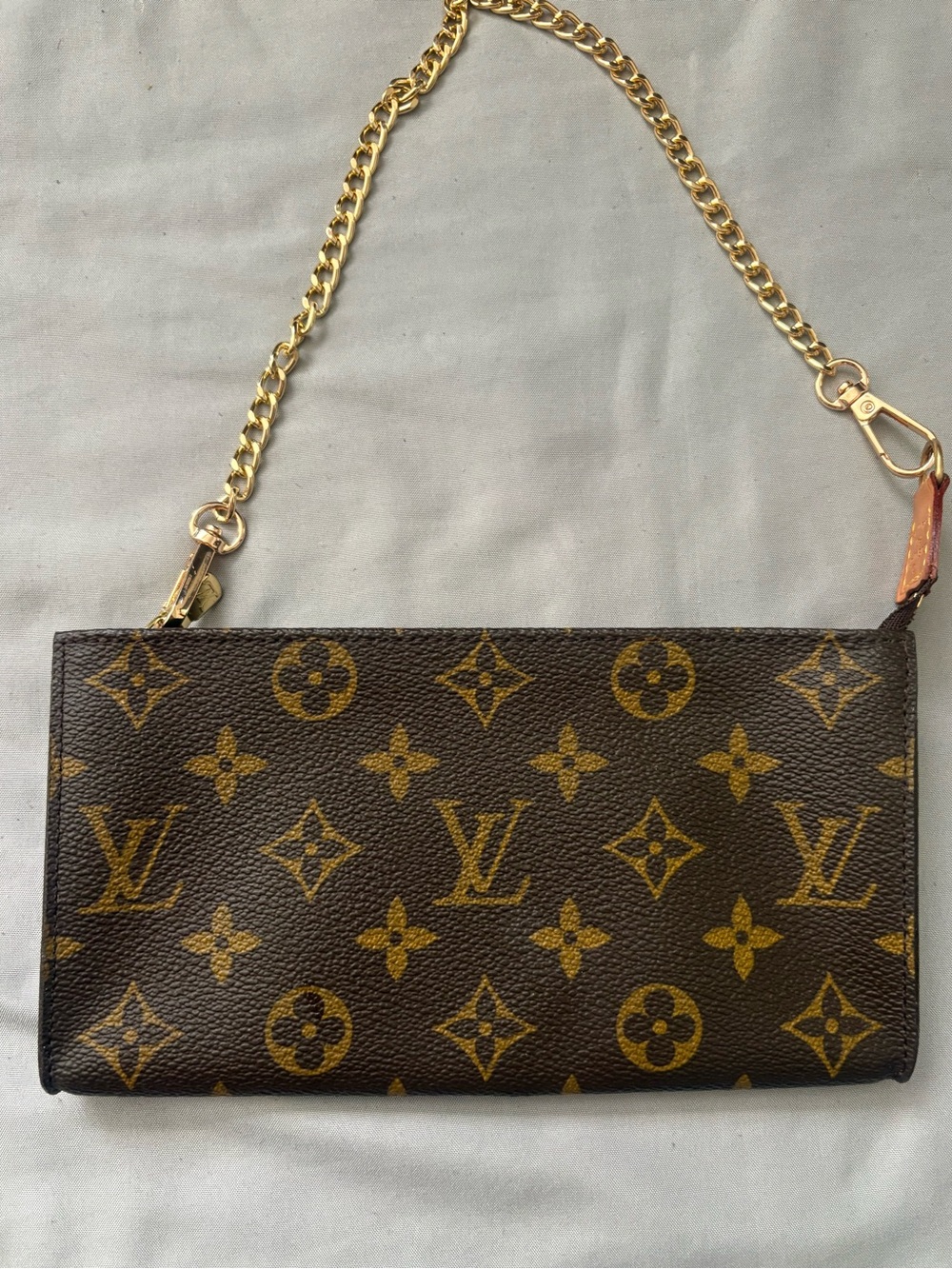 Authentic Louis Vuitton monogram Accessory GM pouch